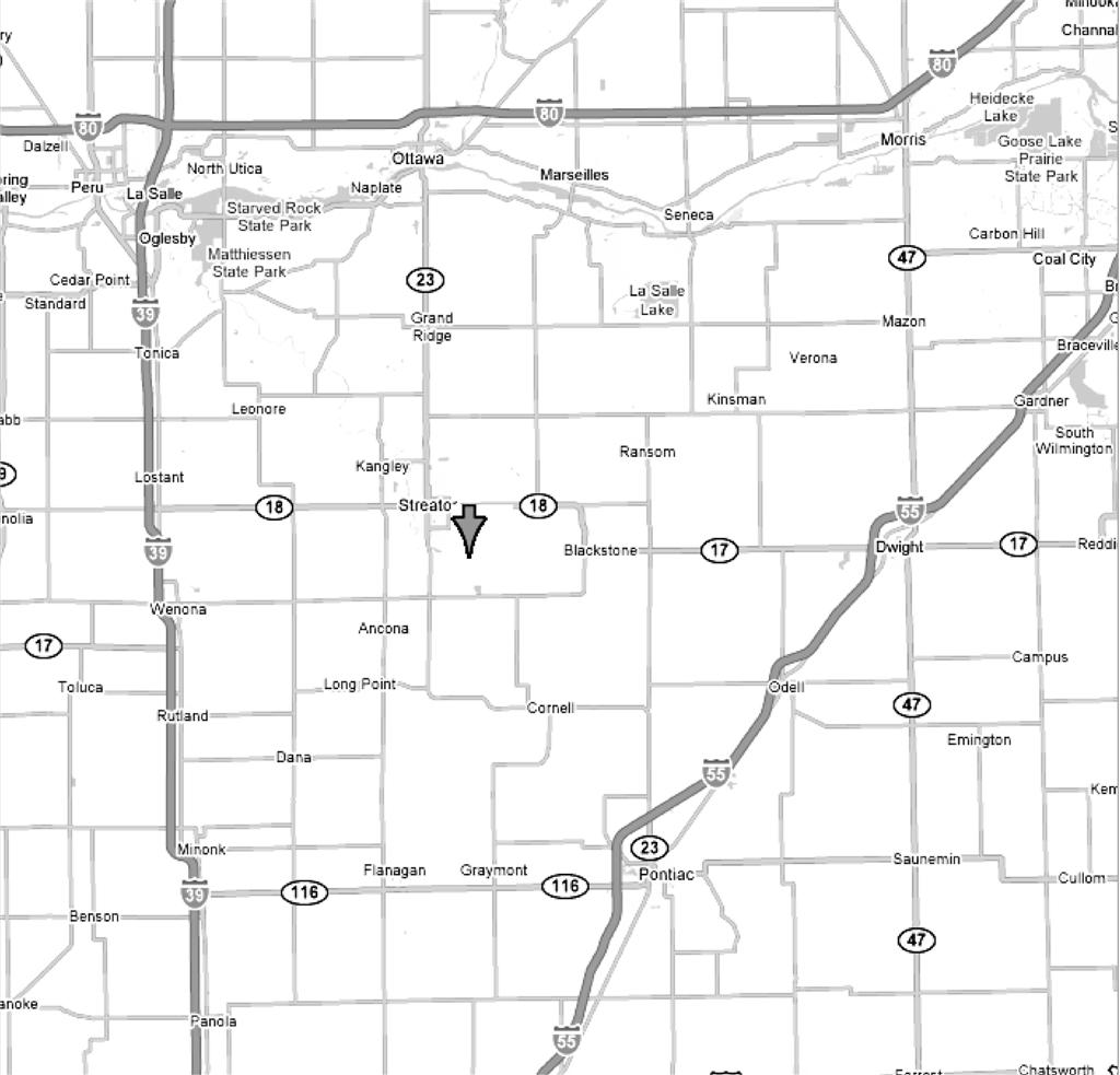 Map to Phillips Cemetery